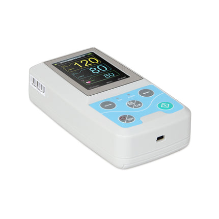 CE FDA Ambulatorisk blodtrykksmåler 24-timers NIBP Holter ABPM50 3 mansjetter PC-programvare