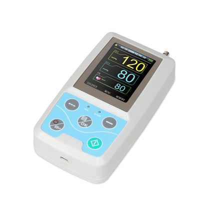 CE FDA Ambulatorisk blodtrykksmåler 24-timers NIBP Holter ABPM50 3 mansjetter PC-programvare